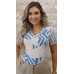 034462 - Blusa Manga Curta Ramany Estampa Listras